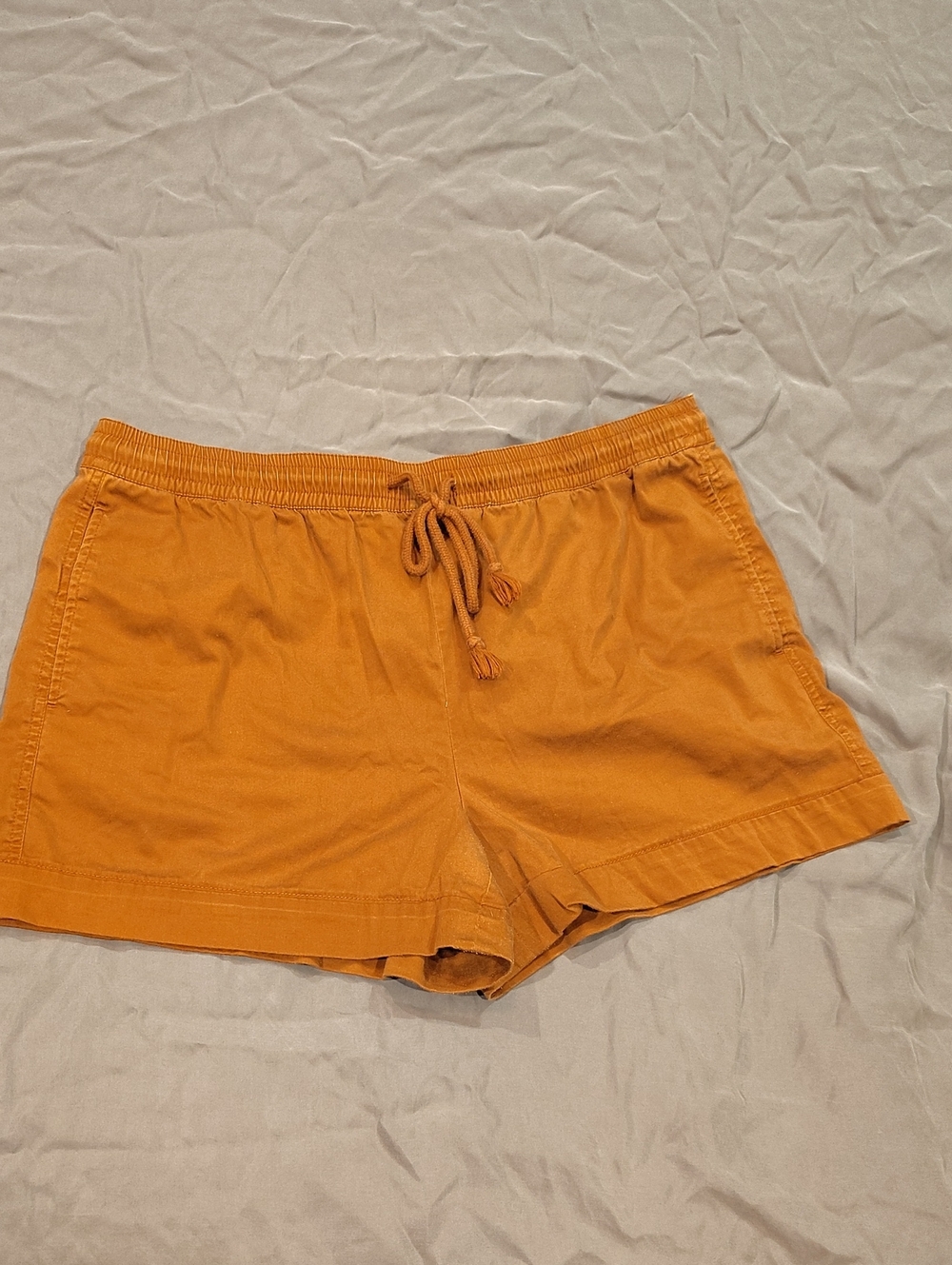 Lou & Grey Pull On Lyocell Cotton Shorts Brick Rust Size Large